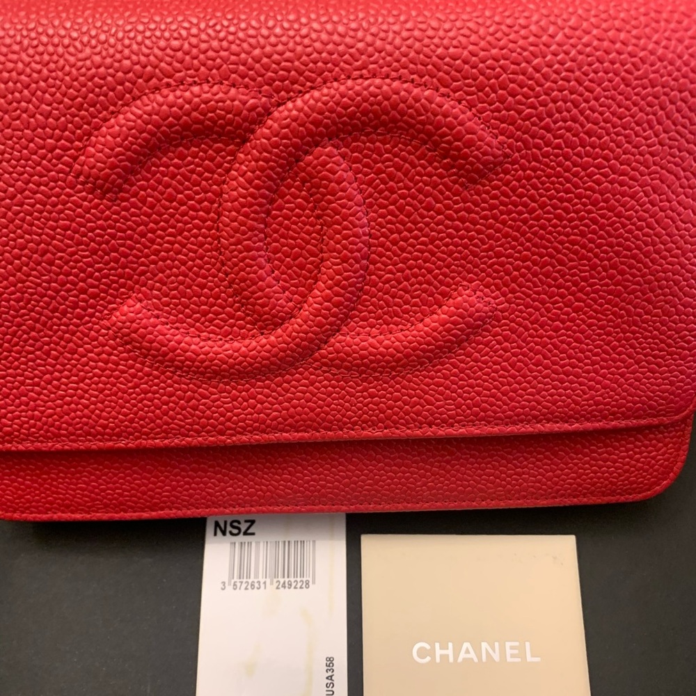 With tags ✨Chanel caviar timeless wallet on chain - Picture 11 of 16